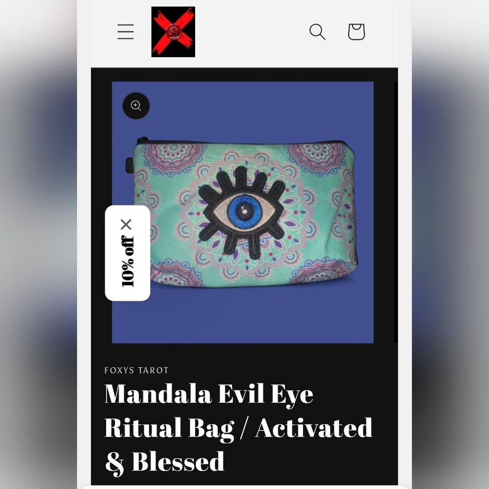 Mandala Evil Eye Ritual Bag